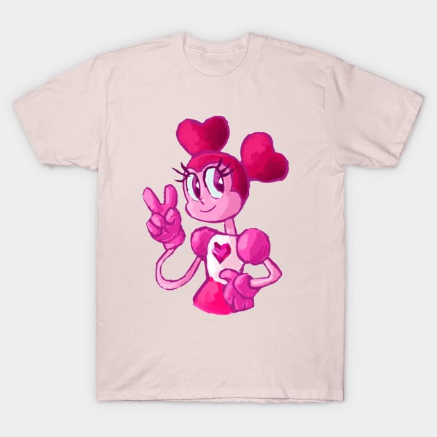 Spinel peace sign T-Shirt by Rabbott